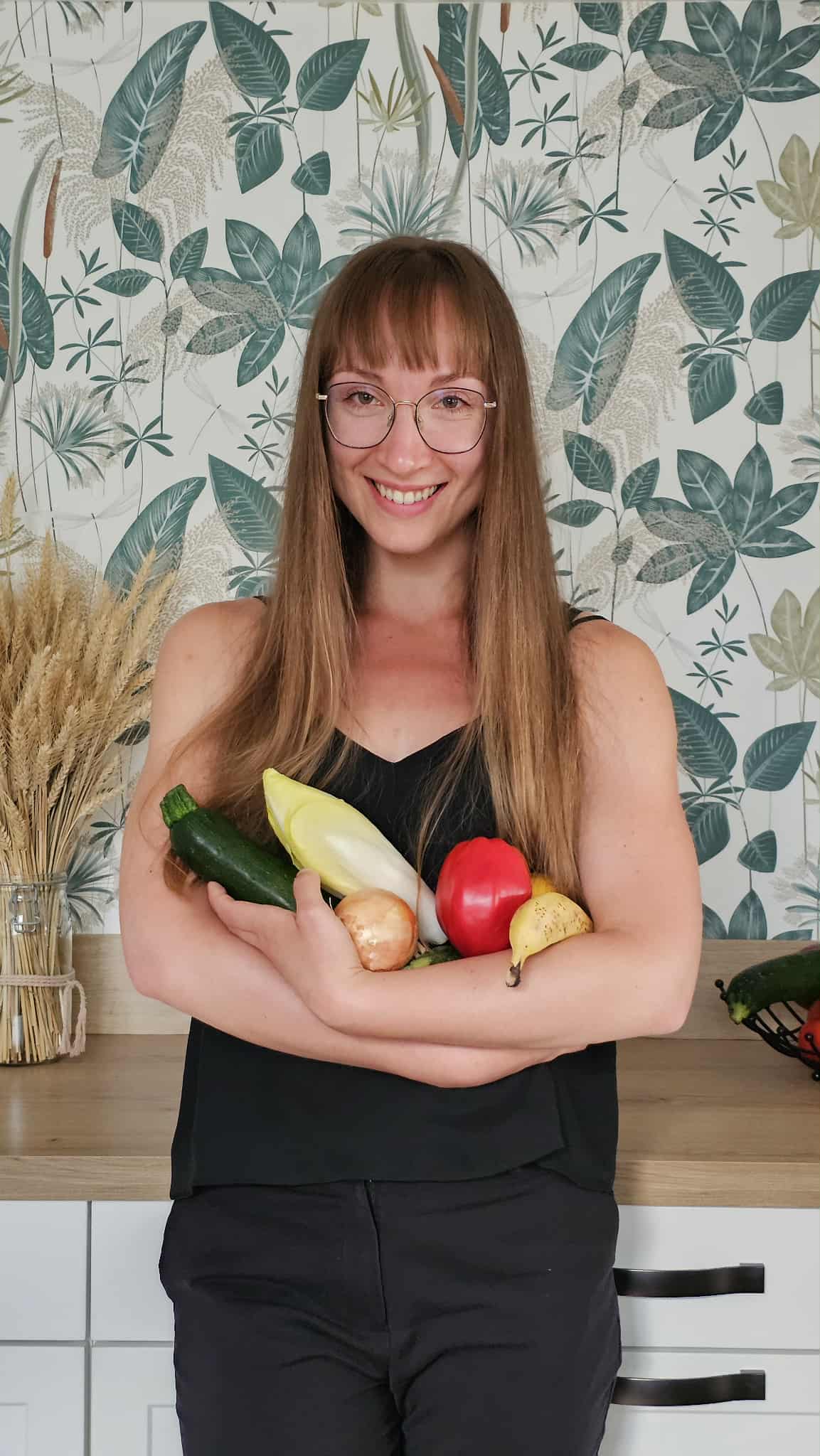 Roxanne Louot Diététicienne périménopause légumes plein les bras